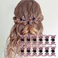 thumbnail image 1 of WIFKLSIIPG 12 Pack Women'S Hair Clip Clips Glitter Teeth Clips Rhinestone Hair Clips Metal Clips Flower Hair Accessories Butterfly Rhinestone Mini Smal Clips, 1 of 7