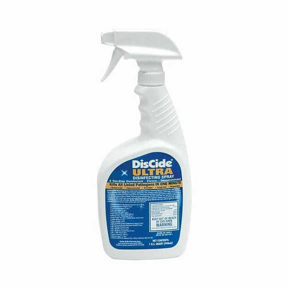 Palmero Sales 3565Q DisCide Ultra Hospital Level Surface Disinfectant 32 Oz