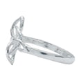 thumbnail image 3 of Anillo Nudo De Bruja Celta Artesanal Liso Amuleto Plata 925 plateado 9, 3 of 4