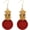 Brown, variant on Crystal Shell Dangle Earrings for Women Colorful Boho Handmade Cluster Bead Earrings Jewelry Gift for Women