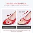 thumbnail image 2 of 6 Pair Toe Filler Inserts Soft Shoe Filler Heel Grip Liner Reusable Toe Plug Pads for Improving Shoe Fit Heel Protection Blister, 2 of 8
