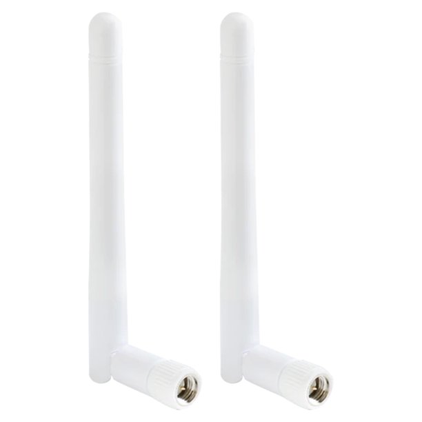 Antena Omni Externa 2 Uds Con Enchufe SMA 2 4G 3dBi para Enrutador Inalámbrico