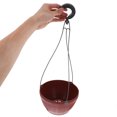 thumbnail image 5 of HONMEET 2Pcs Brown Self Watering Plastic Hanging Planters for Home and Garden, 5 of 8