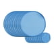thumbnail image 1 of 10 ventiladores plegables de mano de verano de 25 cm de diámetro con bolsa de disco volador para viajes Azul, 1 of 9