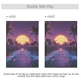 thumbnail image 4 of Yayeee Garden Flag 28" x 40" Double Sided Outdoor Yard Lawn Holiday Decorations, Blue Neon Road, 4 of 6