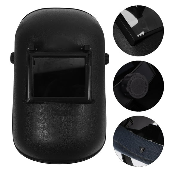 Moluckfu Industrial Use Welding Shield Black Spark Resistance 1Pcs