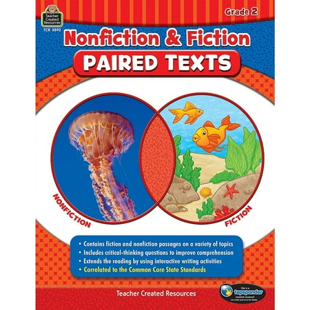 UPC: 0088231938927 | Teacher Created Resources Nonfiction and Fiction Paired Texts Grade 2 Paperback (TCR3892)