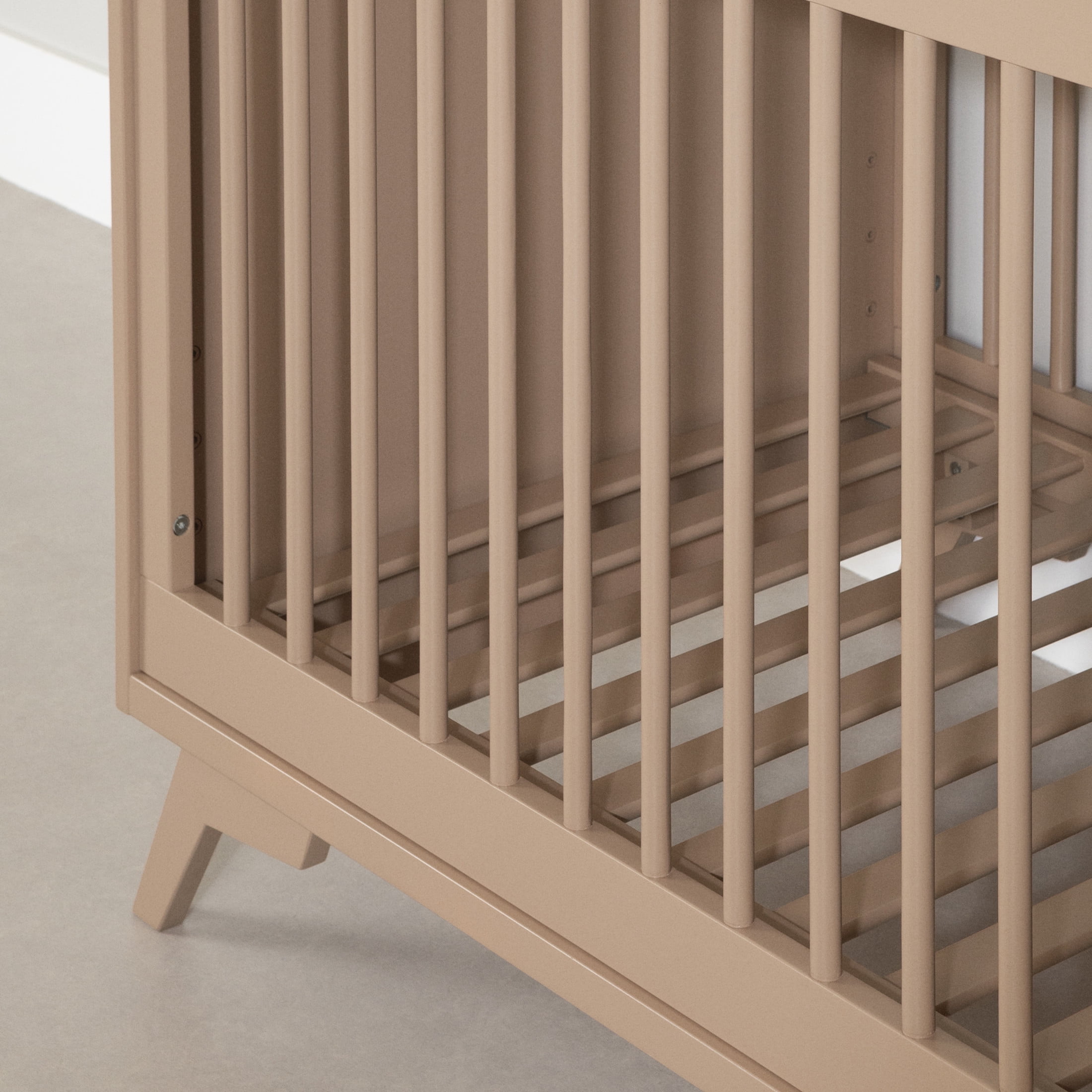 South Shore Milos, Mid-century Glam Crib, Crib Pink
