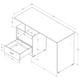 thumbnail image 5 of Escritorio INVAL ES4603-W, 5 of 6