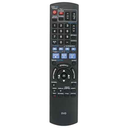 N2QAYB000197 Remote for Panasonic DVD DMR-EA18K DMR-EA38V DMR-EA38VK DMR-EZ17