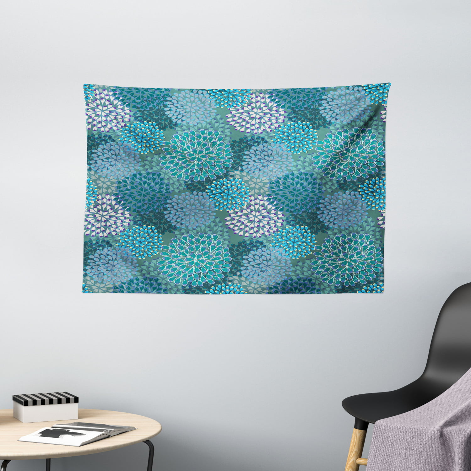Floral Tapestry, Abstract Clove Petals Digital Featured Vibrant ...