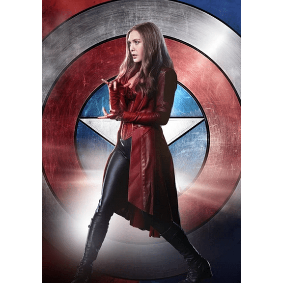 DIY 5D Full Round Diamond Painting Kit Diamond Art Kits for Adults Paint with Diamonds Kits Diamonds Embroidery by Numbers Scarlet Witch (12x16inch)