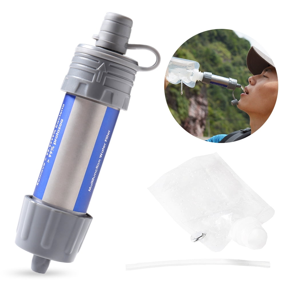 Galaxy Personal Portable Water Filter Straw Filtration Purifier for Hiking,  Camping, Hunting, Travel, Outdoor Emergency Survival Detachable Drinking