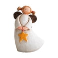 thumbnail image 2 of Décoration Intérieure Ange Ornement de Noël Mignon Statue Commémorative Chérubins Anges Statue de Jardin en Résine Figurine Intérieur Extérieur Décoration de Maison et Jardin Statue d'Ange Aile Sculpture Statue Commémorative, 2 of 4