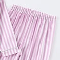 thumbnail image 7 of eczipvz Pajamas for Girl Set Button down Long Sleeve Shirt with Long Pant Pjs Sets Classic Striped Soft Comfy Sleepwear Size 2-3 Years, 7 of 7
