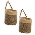 thumbnail image 1 of Cestas de Almacenamiento para Colgar en la Pared, Paquete de 2, Pequeñas Cestas Tejidas con Resistente, Organizador para Colgar en la Puerta de la Pared., 1 of 5