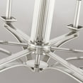 thumbnail image 5 of Livex Lighting Trumbull 6 Light Chandelier in Brushed Nickel, 5 of 10