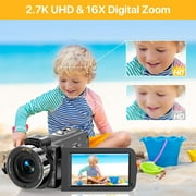 Video Camera Camcorder 4K for Youtube Vlogging Digital Camera IPS 48MP 16X Digital Zoom Camera Recorder