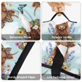 thumbnail image 6 of Highland Cow and Butterfly Print Teens Toddler Nap Mat with Pillow, Sleeping Mat Bag for Preschool Daycare 60"x20", 6 of 6