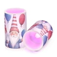 thumbnail image 2 of Gnomes Balloons Christmas Flameless Candles&nbsp;LED Lights Battery Operated Candles with Remote and Timers Flicker Lights Votive Set of 2, 2 of 7