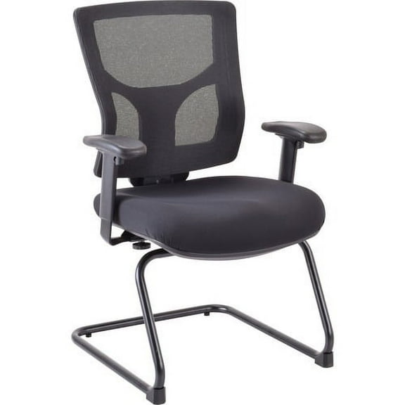 Lorell, Conjure Sled Base Guest Chair, 1 Each, Black