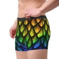 thumbnail image 4 of Kll Dragon Scales Men'S Cotton Boxer Briefs Underwear-Small, 4 of 9