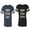 Men Navy / Women Black, variant on Proud Husband Freaking Wife Unisex Couple Matching Cotton Jersey style T-Shirt Contrasting stripes on sleeves (Men Navy / Women Black) (Men S / Women S)