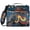 Circus Elephant, variant on Circus Lion Printed Zipper Binder with Handle&Shoulder Strap 2 inch 3 Ring 500+300 Sheet Capacity File Folder Organizer