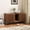 Brown, variant on Vabches Hidden Cat Litter Box Enclosure Furniture, Multi-Functional Cat Washroom Bench with Cat Scratching Pad and Fluted Doors