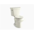 thumbnail image 1 of Kohler K-3997-T-96 1.28GPF Wellworth WC Rond 2 Pièces avec Serrures de Couvercle de Réservoir - Biscuit, 1 of 1