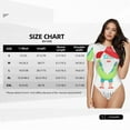 thumbnail image 6 of Haiem Hello Summer Gnome 2 Women's Crew Neck Short Sleeve Bodysuit Tops Stretchy Slim Basic-Large, 6 of 8