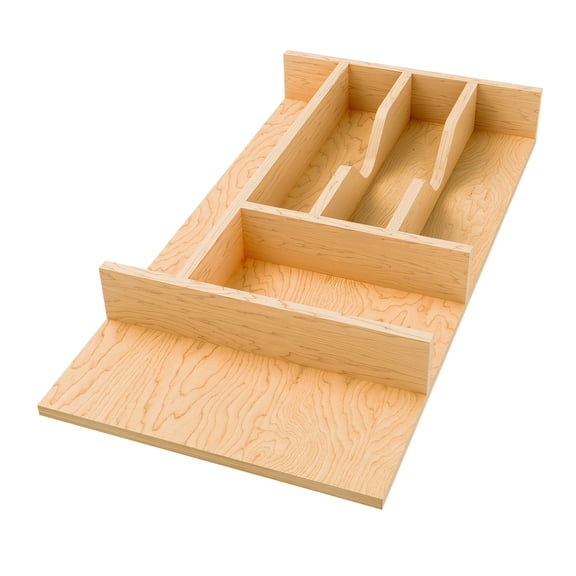 Rev-A-Shelf Natural Maple Right Size Utensil Drawer Insert, 10-1/4"x19-1/2