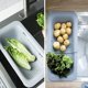 thumbnail image 2 of Cesta de drenaje cuadrada, paquete de 2 cestas de drenaje de cocina Cesta de filtro plegable telescópica multifuncional Escurridor de tazón de filtro de plato para frutas y verduras esquí esquí Gafas de esquí, 2 of 5
