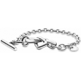 thumbnail image 1 of Rush Bracelet 925 Silver Shining Series Simple Snake Bone Chain Personality Accessories（size:16cm） S1934, 1 of 1