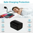 thumbnail image 3 of USB C Block,FiveBox 25W PD Type C Charger Block Dual USB C Wall Charger Adapter USB C Brick Type C Fast Charging Block,Black, 3 of 7