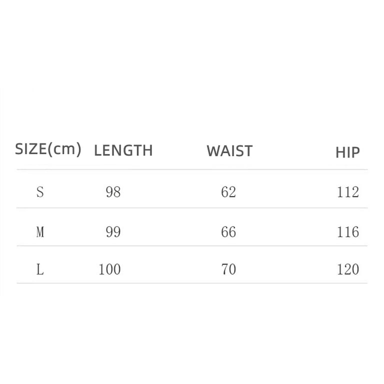 Women's sweatpants online size chart