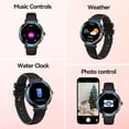 thumbnail image 2 of Smart Watch HD 466*466 Fitness Tracker Bluetooth Calls(Answer&Make) Outdoor IP67 Waterproof 100+ Sport Modes Multimedia Message Reminder Weather Smartwatch Women, 2 of 9