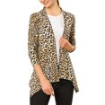 thumbnail image 2 of INSPIRE CHIC Cardigan Léger pour Femmes d'Halloween à Manches Longues, Ouvert à l'Avant, Ourlet Asymétrique, Très Grand, Beige, 2 of 6