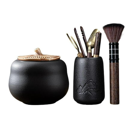 

Traditional Tea Set Teaware Kits Tea Canister Desktop Living Room
