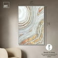 thumbnail image 5 of White Gold Canvas Elegant White and Gold Art by Art Remedy, White Frame, 36" x 54", 5 of 7