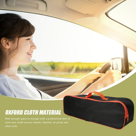 RENACLIPY Black Car Storage Bag 2-Pack for Automotive Essentials Organizer