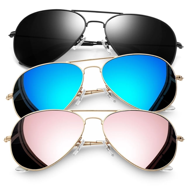 Gafas de sol Joopin 3 Paquetes Polarizadas Aviador UV400 para Hombre y Mujer