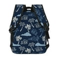 thumbnail image 4 of Fotbe Hawaii Palms Pattern Casual Backpack for School, Travel, and Outdoor Activities - Durable, Lightweight, and Comfortable, 4 of 5
