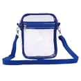 thumbnail image 3 of Clear Waterproof Crossbody Storage Bag,8.86X6.89X2.36" Transparent Adjustable Strap Shoulder Pouch, Portable See Through Mini Messenger Purse, Lightweight Small Carry Case for Travel, Daily Use, 3 of 4