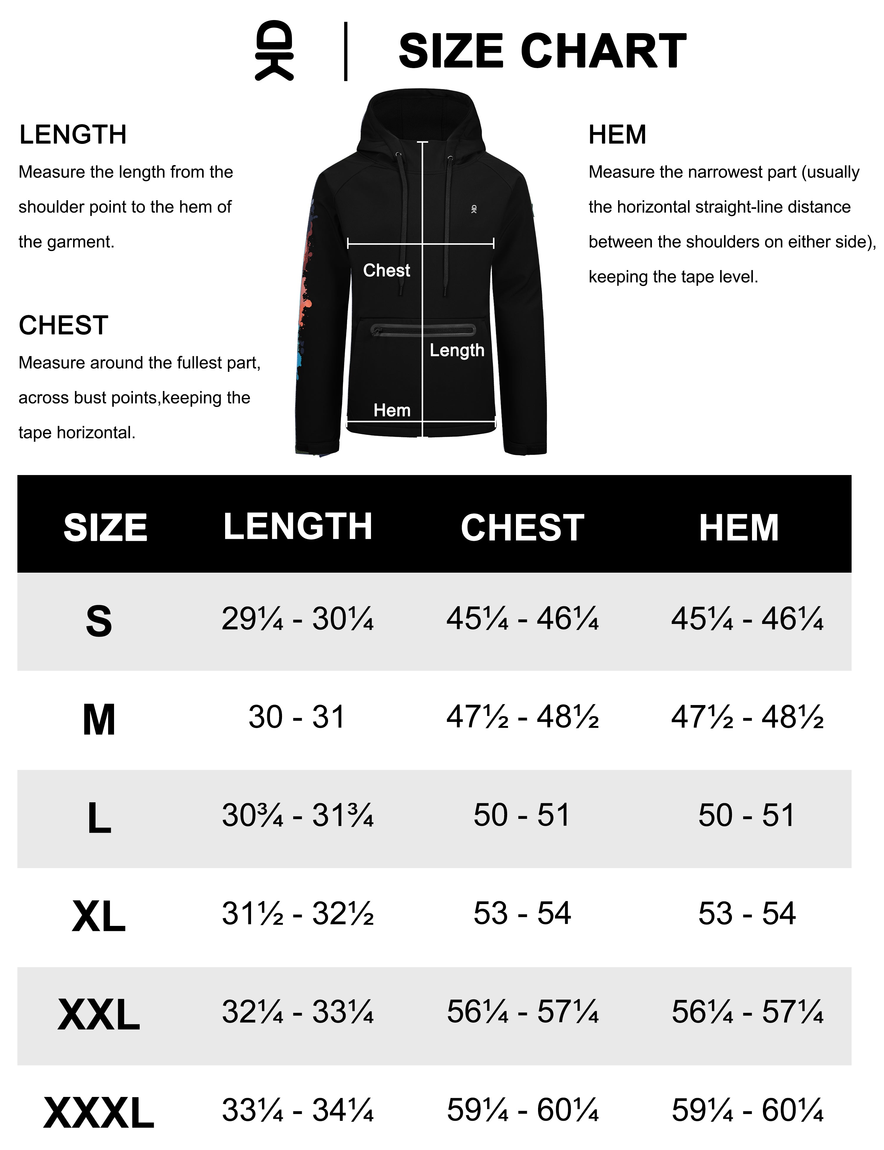 Little Donkey Andy Mens Fleece Hoodies Water Repellent, Thermal Insulation Pullover Hooded Sweatshirt UPF50+ (Black L)