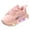 Red, variant on Baby Shoes Girl Sports Luminous Breathable Casual Shoes With Light Middle Small Lightweight Soft Sole Walking Shoes Girls Sneakers,Size 1.5 Years-2 Years
