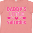 thumbnail image 4 of Inktastic Daddys Little Valentine Girls Toddler T-Shirt, 4 of 5