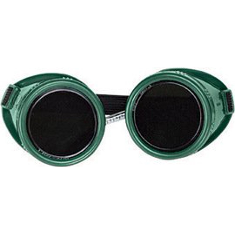 Goggle Welding Green Shade5 50Mm Round Lens Green Hard Plastic Frame