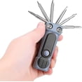 thumbnail image 1 of Portable Screwdriver Led Flashlight Indoor Outdoor Car Camping Work Repair Lighting Tools Supplies, Black, 1 of 5