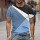 thumbnail image 5 of Camisetas de Verano Casuales Impresas Cuello Redondo Manga Corta, Camiseta Ligera de Algodón de Imitación para el Hogar, Diario Y el Uso de las Cuatro Estaciones, 5 of 6